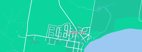 Map showing the location of Flow-Rite Plumbing in Callala Bay, NSW 2540