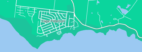 Map showing the location of Hynes Wayne in Cape Paterson, VIC 3995