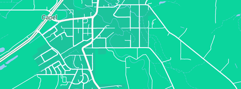 Map showing the location of Boyles Plumbing & Gas in Capel, WA 6271