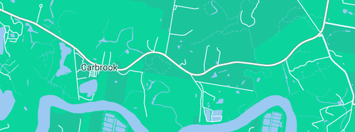 Map showing the location of AMG plumbing and gas in Carbrook, QLD 4130