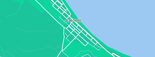 Map showing the location of Carucci R E Plumbing in Cardwell, QLD 4849