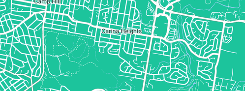 Map showing the location of B & L Terehoff Plumbing Service in Carina Heights, QLD 4152