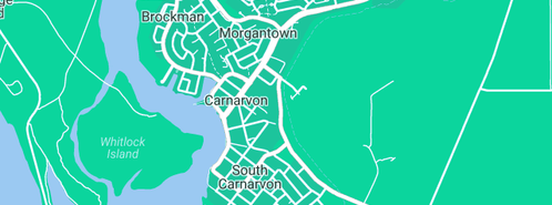 Map showing the location of Carnarvon Plumbing Service in Carnarvon, WA 6701