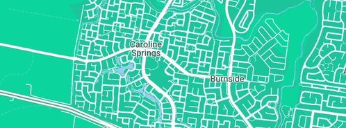 Map showing the location of Vista Plumbing in Caroline Springs, VIC 3023