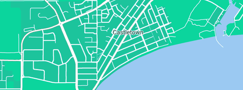 Map showing the location of The Plumbing Connection in Castletown, WA 6450