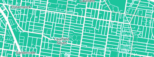 Map showing the location of Brooks Plumbing Melbourne in Caulfield South, VIC 3162