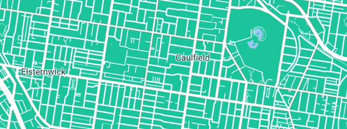 Map showing the location of Leak Detector in Caulfield, VIC 3162