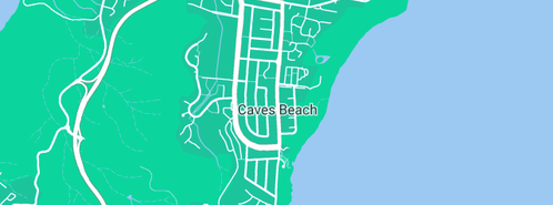 Map showing the location of O'Brien Dennis Martin in Caves Beach, NSW 2281