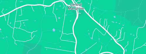 Map showing the location of Paul Palmer Plumbing Services in Central Mangrove, NSW 2250