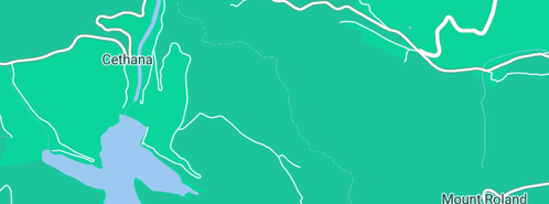 Map showing the location of Paramount Plumbing and Compliance in Cethana, TAS 7306