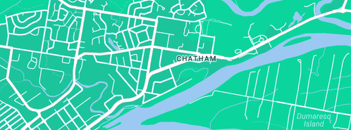 Map showing the location of Jones C S in Chatham, NSW 2430