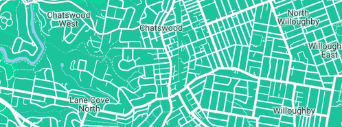 Map showing the location of Parker Phillip in Chatswood, NSW 2067