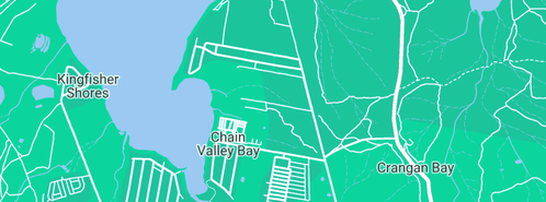 Map showing the location of Paul Frost Plumbing in Chain Valley Bay, NSW 2259