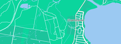 Map showing the location of Als Plumbing in Charmhaven, NSW 2263