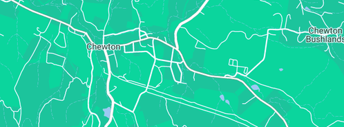 Map showing the location of Central Septics Castlemaine in Chewton, VIC 3451