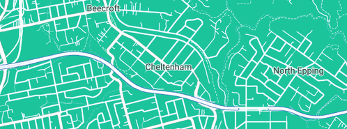 Map showing the location of GSM Plumbing and Construction Pty Ltd in Cheltenham, NSW 2119