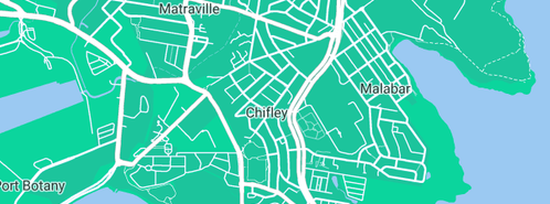 Map showing the location of Hydro Jet Aust in Chifley, NSW 2036