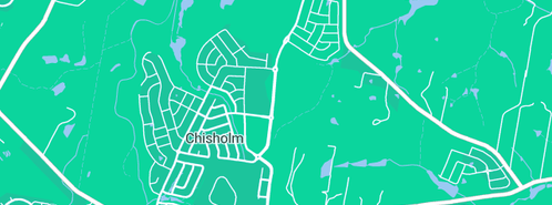 Map showing the location of JCF Plumbing and Sewer Jetting Pty Ltd in Chisholm, NSW 2322