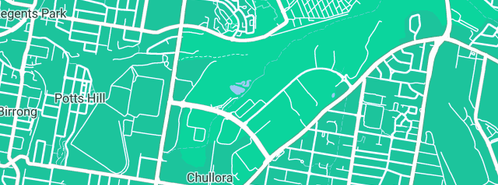 Map showing the location of Enhance Plumbing Group in Chullora, NSW 2190