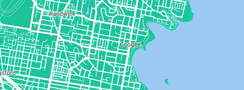 Map showing the location of Lone Drainer & Pronto in Coogee, NSW 2034