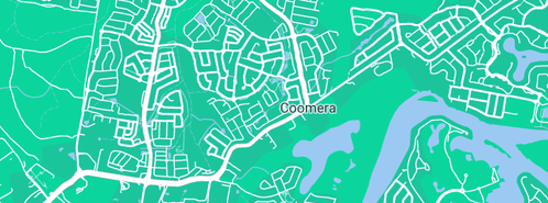 Map showing the location of Neverfail Plumbing Gold Coast in Coomera, QLD 4209