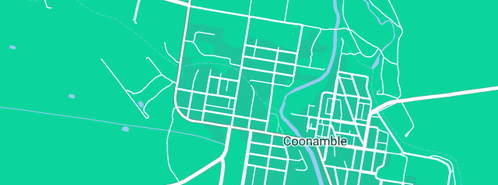 Map showing the location of Coonamble Plumbing Service in Coonamble, NSW 2829