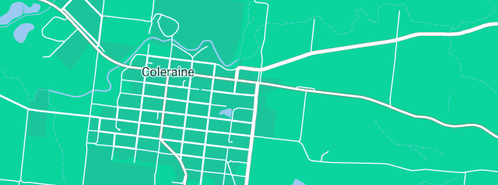 Map showing the location of Milne Peter Earthmoving Pty Ltd in Coleraine, VIC 3315