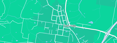 Map showing the location of CVP plumbing PTY LTD in Colo Vale, NSW 2575