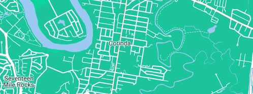 Map showing the location of Metropolitan Plumbing Oxley in Corinda, QLD 4075