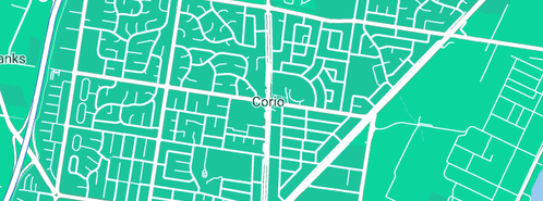 Map showing the location of Brian Hamann in Corio, VIC 3214