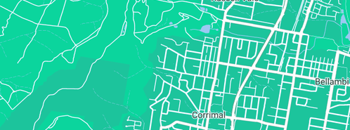 Map showing the location of Plumber Wollongong in Corrimal, NSW 2518