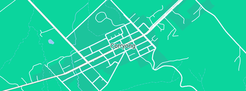 Map showing the location of Brown R B & B J Pty Ltd in Corryong, VIC 3707