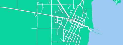 Map showing the location of Cowell Plumbing & Gas in Cowell, SA 5602