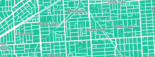 Map showing the location of Tj Stone Plumbing in Clarence Park, SA 5034