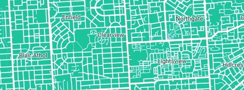 Map showing the location of Lucas Plumbing & Gas Solutions in Clearview, SA 5085