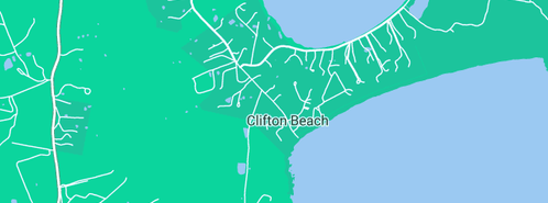 Map showing the location of Nuflow Hobart in Clifton Beach, TAS 7020