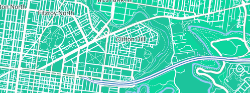 Map showing the location of Wombat Plumbing Pty Ltd in Clifton Hill, VIC 3068