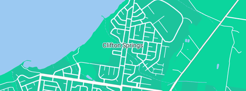 Map showing the location of C A & D J Trewin in Clifton Springs, VIC 3222