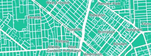 Map showing the location of Greg Hammond Plumbing in Croydon, SA 5008