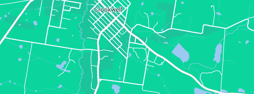 Map showing the location of Grove Plumbing in Crookwell, NSW 2583