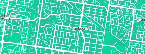 Map showing the location of Sqv Gasfitting & Plumbing in Cranbourne, VIC 3977