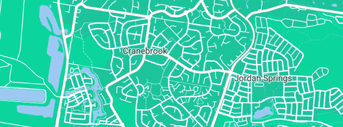 Map showing the location of Blacktown City Plumbing Service Pty Ltd in Cranebrook, NSW 2749