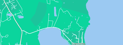 Map showing the location of Dexter Plumbing in Cremorne, TAS 7024