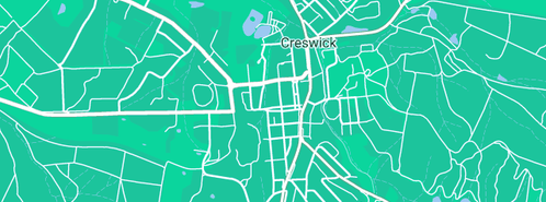 Map showing the location of Mick Bradley Plumbing in Creswick, VIC 3363