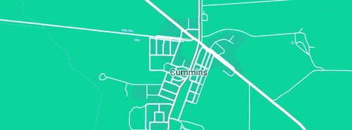 Map showing the location of D Lobb Plumbing Service in Cummins, SA 5631