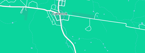 Map showing the location of Frank Worrall in Cumnock, NSW 2867