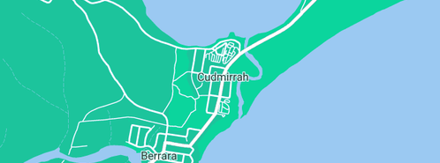 Map showing the location of Strutt A D & S L in Cudmirrah, NSW 2540