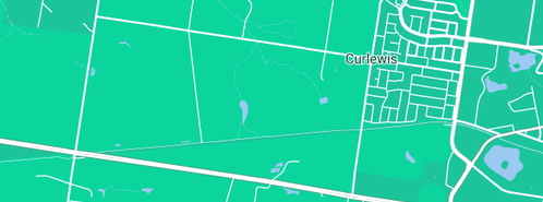 Map showing the location of Drever Rod in Curlewis, VIC 3222