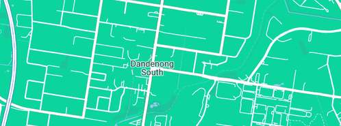 Map showing the location of Dandenong Plumber in Dandenong South, VIC 3175