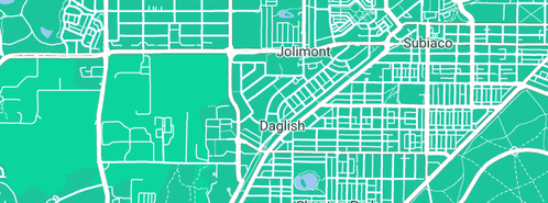 Map showing the location of Dripping Taps in Daglish, WA 6008